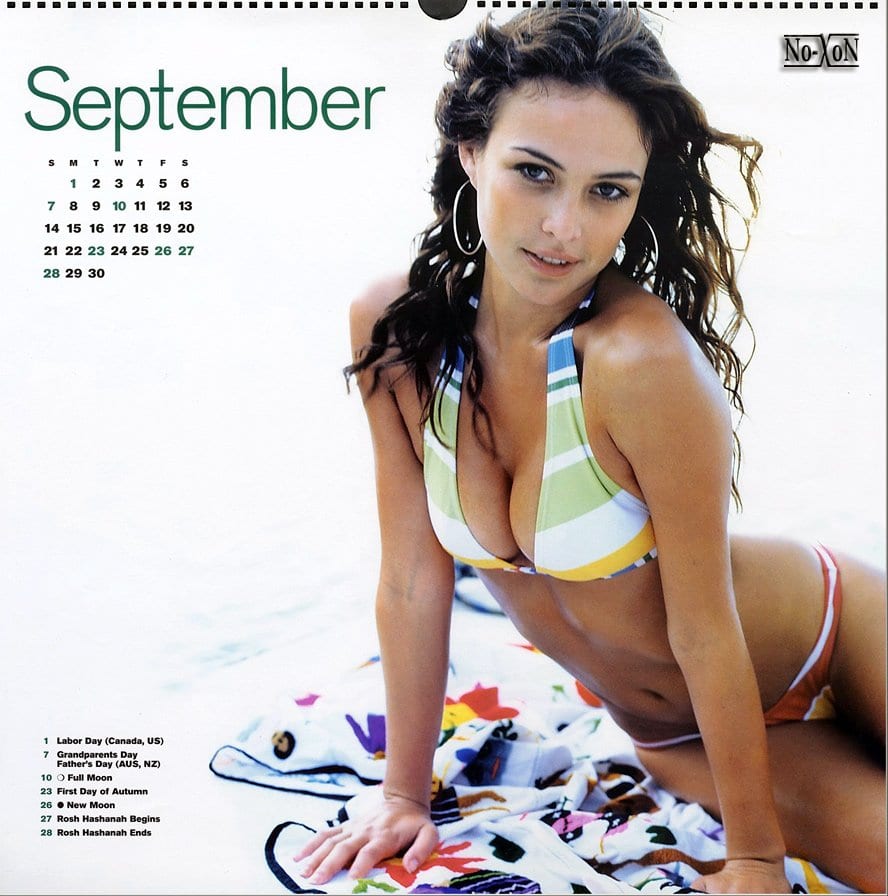 Josie Maran in a bikini