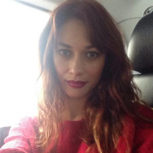 Olga Kurylenko taking a selfie