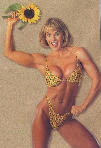 Cory Everson in a bikini