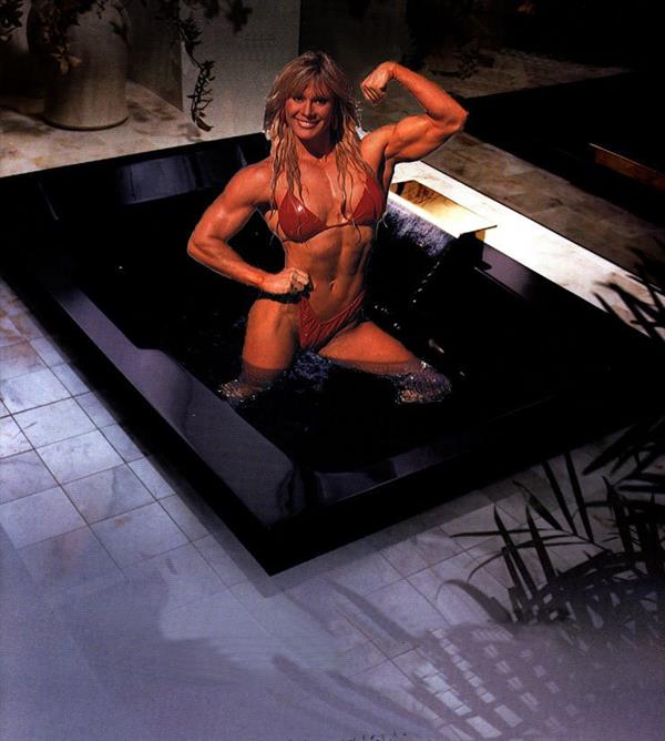 Cory Everson in a bikini