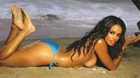 KD Aubert in a bikini