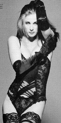 Angie Everhart in lingerie