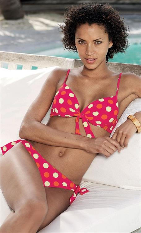 Noémie Lenoir in a bikini