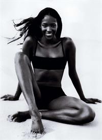 Naomi Campbell in a bikini