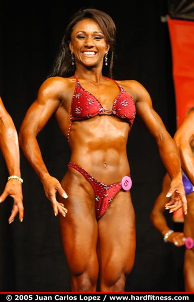 Tanji Johnson in a bikini