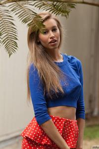 Geri Brugess in a Miniskirt