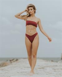 Ashley Marie Dickerson in a bikini