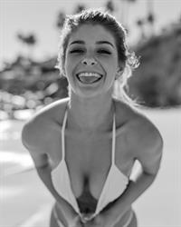 Ashley Marie Dickerson in a bikini