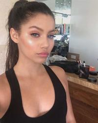 Audreyana Michelle taking a selfie