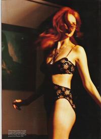 Tiah Eckhardt in lingerie