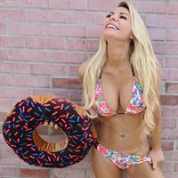Crystal Harris in a bikini