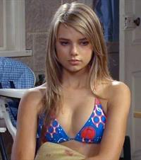 Indiana Evans in a bikini