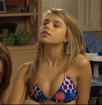 Indiana Evans in a bikini