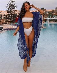 Nicole Isaacs in a bikini