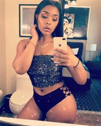 Tiara Yvonne taking a selfie