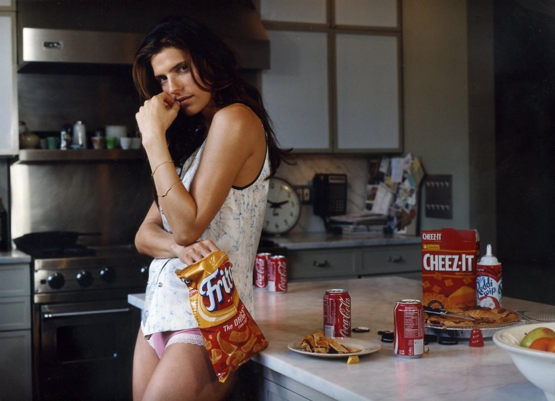 Lake Bell in lingerie