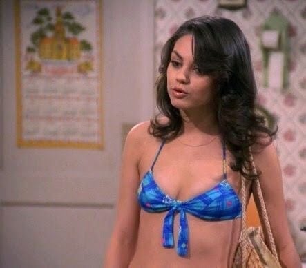 Mila Kunis in a bikini