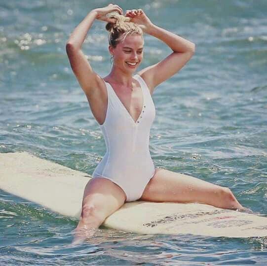 Margot Robbie in a bikini