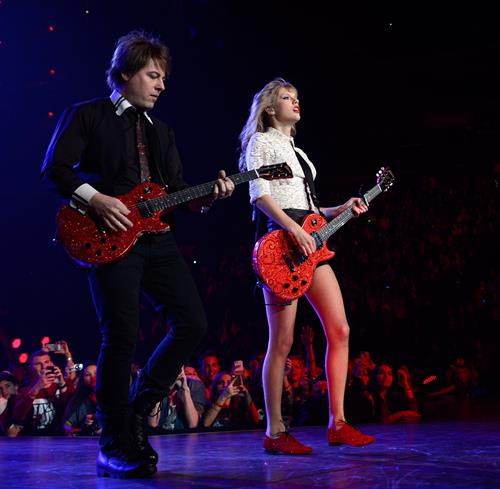 Taylor Swift In Concert at the Prudential Center in Newark, New Jersey on The RED Tour Mar. 27, 2013 