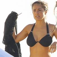 Salma Hayek in a bikini