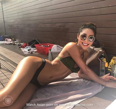 Anonymous in a bikini