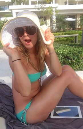 Kaley Cuoco in a bikini