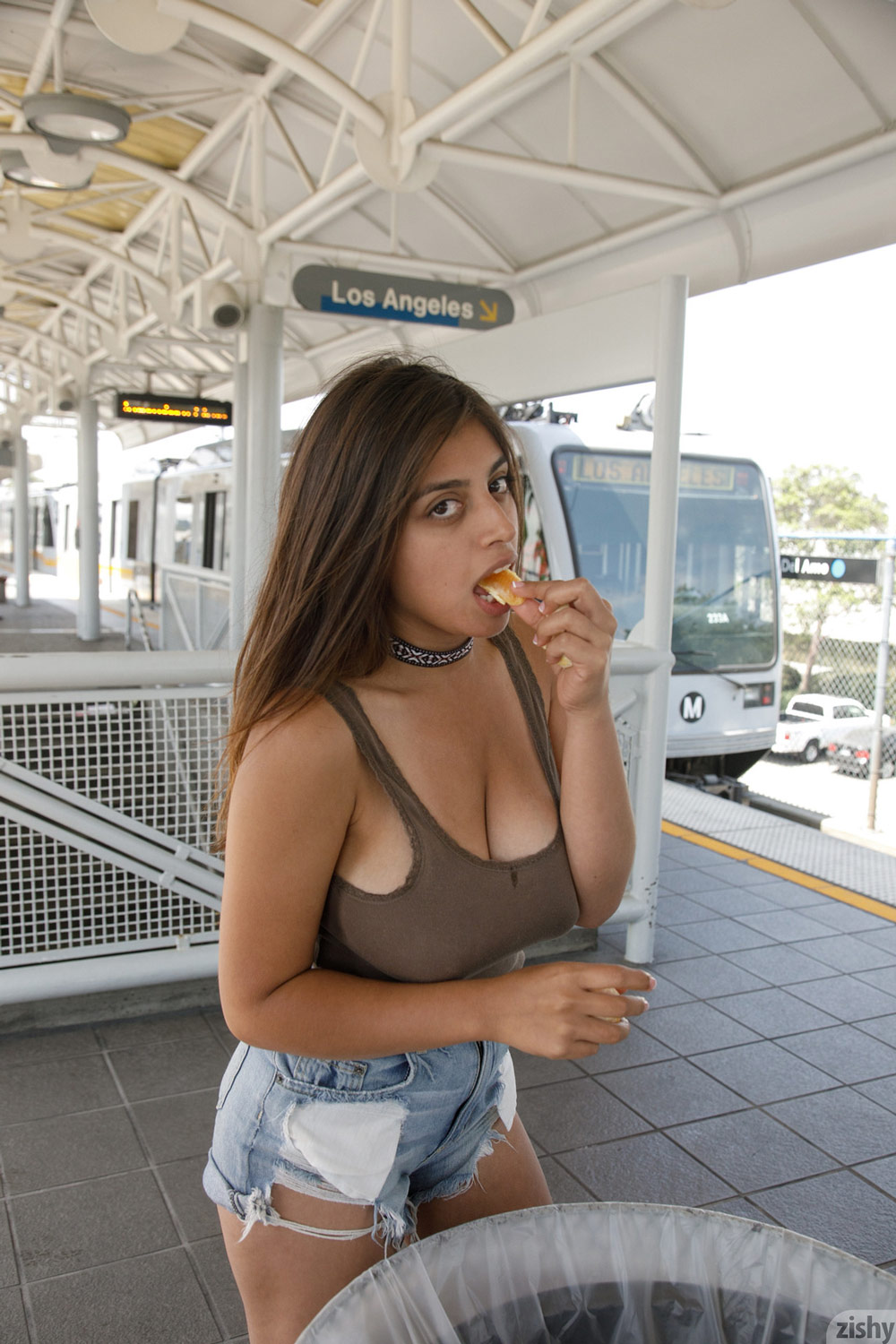 Ella Knox in Public