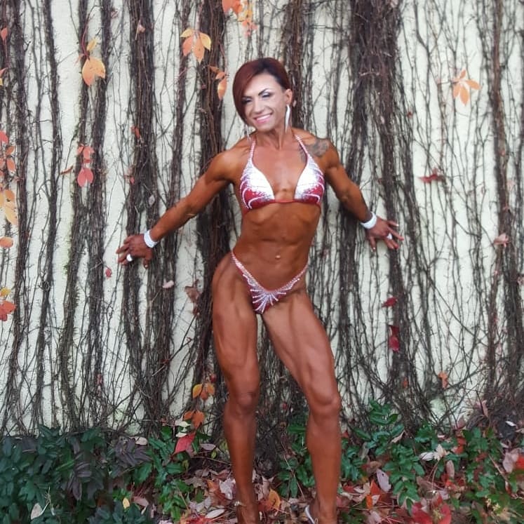 Aneta Heluszka in a bikini