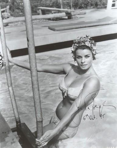 Senta Berger in a bikini