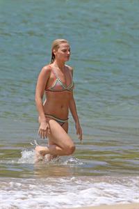 Margot Robbie in a bikini
