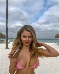 Angelika Nina Melnyk in a bikini