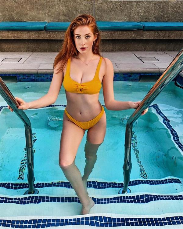 Madeline Ford in a bikini