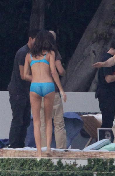 Adriana Lima in a bikini - ass