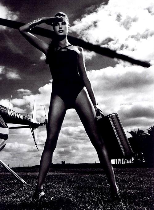 Alessandra Ambrosio in a bikini