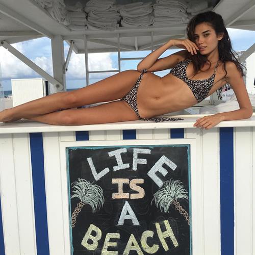 Rachell Vallori in a bikini