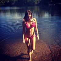 Julia Backlund svahn in a bikini