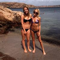 Pauline Sinclair in a bikini