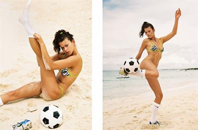 Georgia Fowler in a bikini