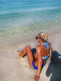 Anonymous in a bikini