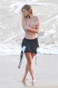 Danielle Knudson in a bikini