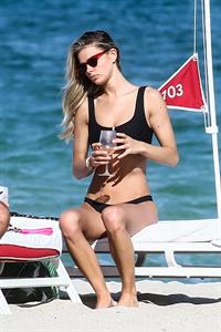 Danielle Knudson in a bikini