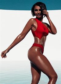 Nazanin Mandi in a bikini