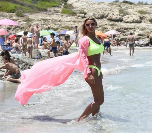 Christine Martin McGuinness Bikini Pictures Christine McGuinness in a sexy bikini seen by paparazzi.