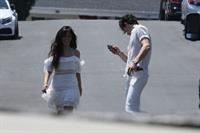 Camila Cabello sexy ass in a white dress seen with Shawn Mendes by paparazzi.


