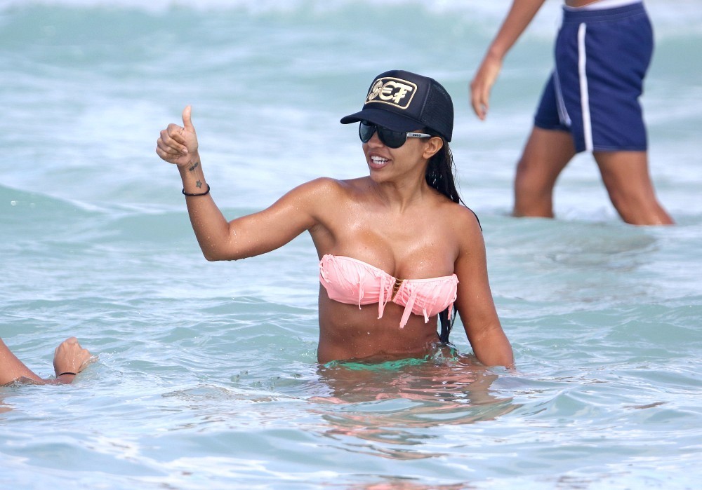 Vida Guerra in a bikini
