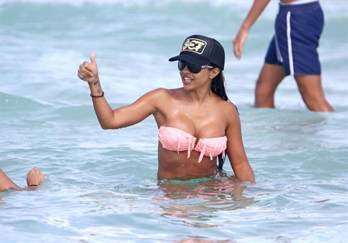 Vida Guerra in a bikini