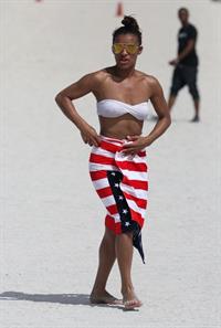 Melody Thornton in a bikini