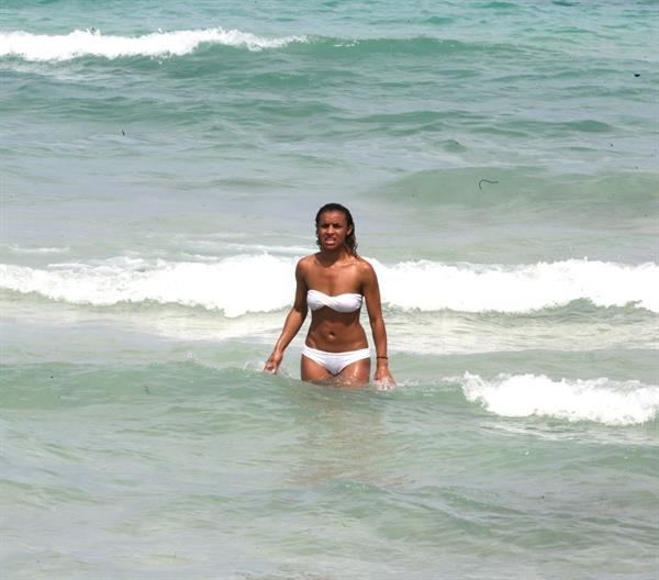 Melody Thornton in a bikini