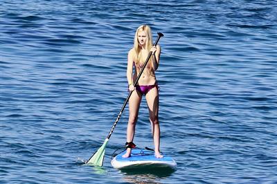 Ava Sambora in a bikini