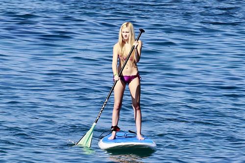 Ava Sambora in a bikini